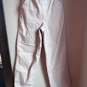 SPANX Cream Ankle Cropped Pants